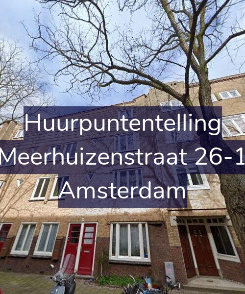 Foto gevel Huurpuntentelling voor Meerhuizenstraat 26-1, Amsterdam