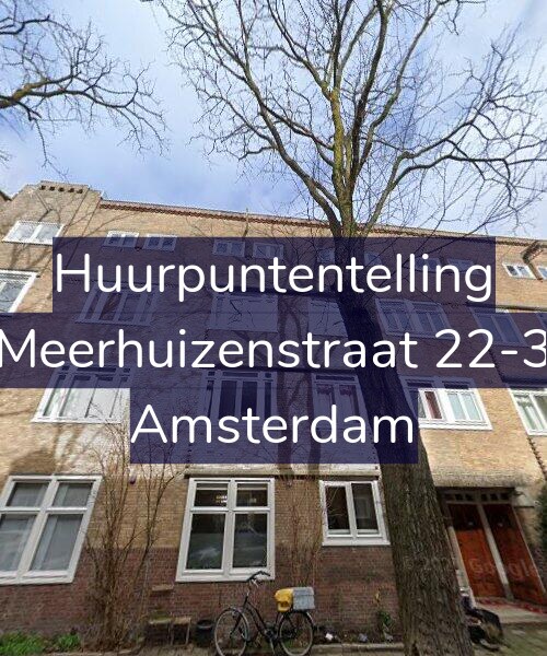 Foto gevel Huurpuntentelling voor Meerhuizenstraat 22-3, Amsterdam