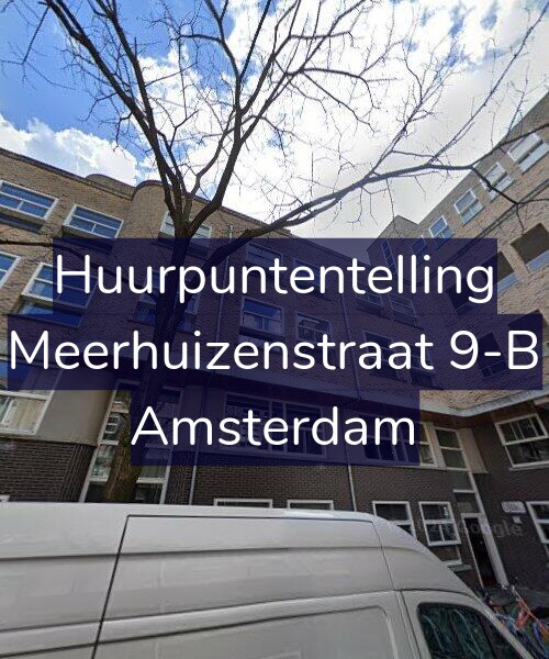 Foto gevel Huurpuntentelling voor Meerhuizenstraat 9-B, Amsterdam