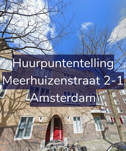 Foto gevel Huurpuntentelling voor Meerhuizenstraat 2-1, Amsterdam