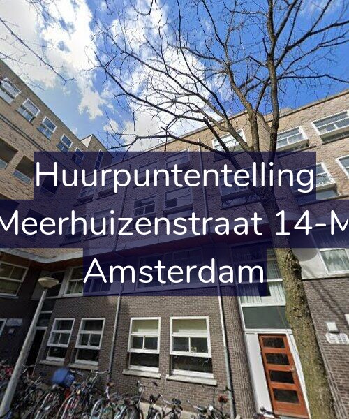 Foto gevel Huurpuntentelling voor Meerhuizenstraat 14-M, Amsterdam