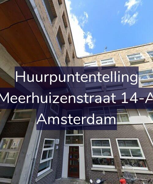 Foto gevel Huurpuntentelling voor Meerhuizenstraat 14-A, Amsterdam