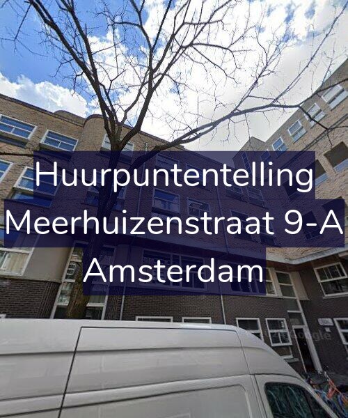 Foto gevel Huurpuntentelling voor Meerhuizenstraat 9-A, Amsterdam