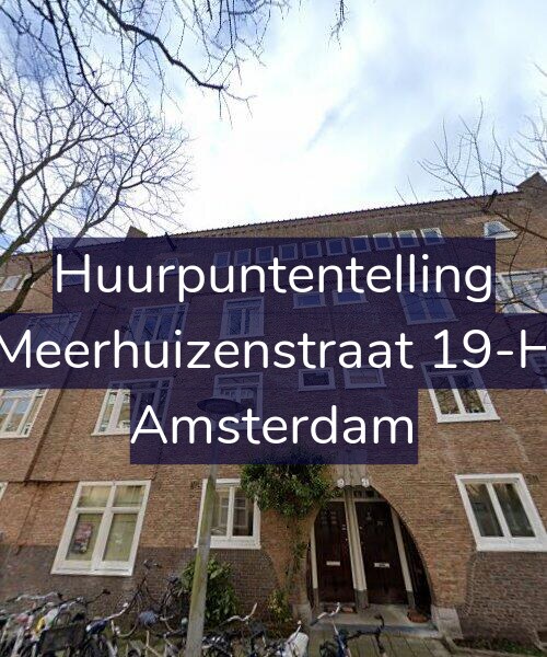 Foto gevel Huurpuntentelling voor Meerhuizenstraat 19-H, Amsterdam
