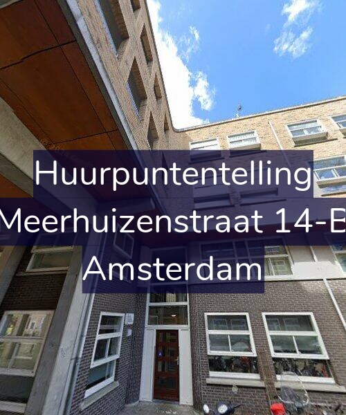 Foto gevel Huurpuntentelling voor Meerhuizenstraat 14-B, Amsterdam