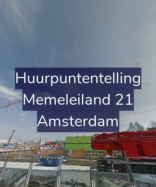 Foto gevel Huurpuntentelling voor Memeleiland 21, Amsterdam