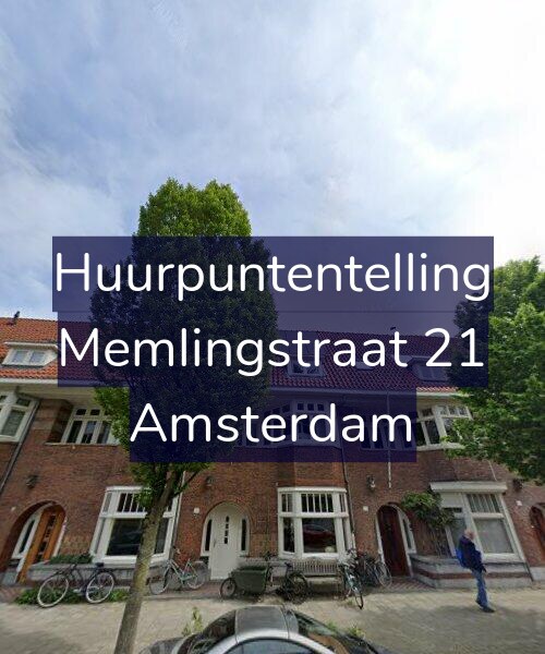 Foto gevel Huurpuntentelling voor Memlingstraat 21, Amsterdam