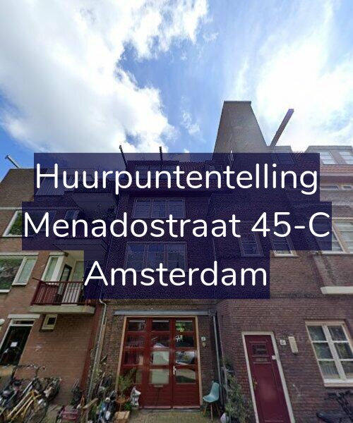 Foto gevel Huurpuntentelling voor Menadostraat 45-C, Amsterdam