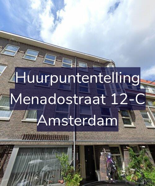 Foto gevel Huurpuntentelling voor Menadostraat 12-C, Amsterdam