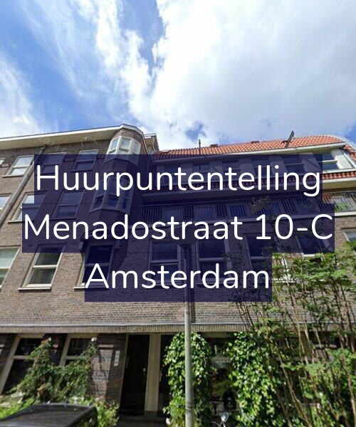 Foto gevel Huurpuntentelling voor Menadostraat 10-C, Amsterdam