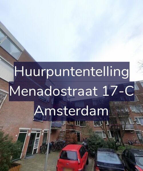 Foto gevel Huurpuntentelling voor Menadostraat 17-C, Amsterdam