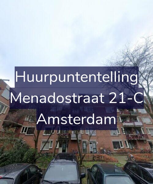 Foto gevel Huurpuntentelling voor Menadostraat 21-C, Amsterdam