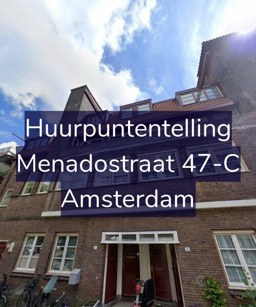 Foto gevel Huurpuntentelling voor Menadostraat 47-C, Amsterdam