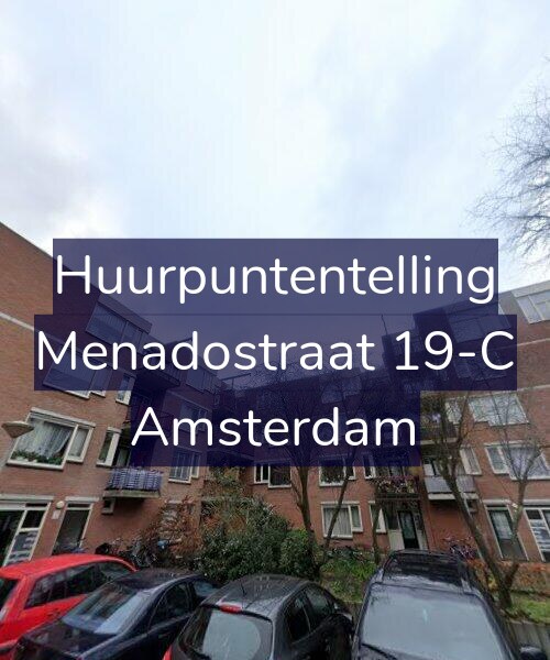 Foto gevel Huurpuntentelling voor Menadostraat 19-C, Amsterdam