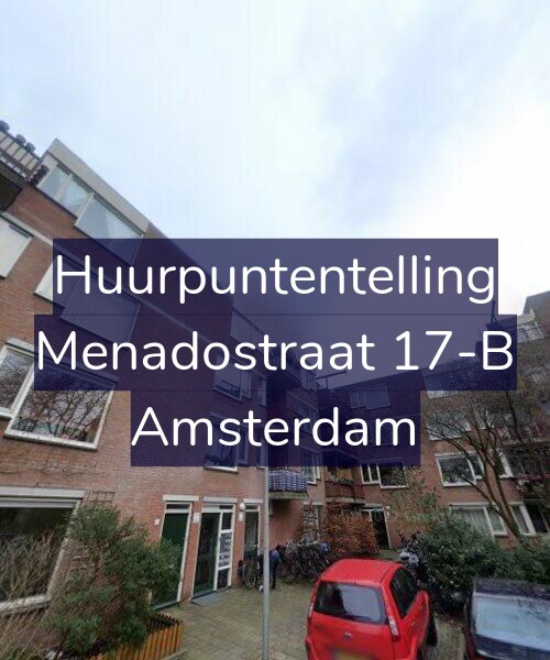 Foto gevel Huurpuntentelling voor Menadostraat 17-B, Amsterdam