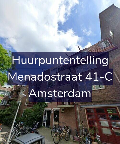 Foto gevel Huurpuntentelling voor Menadostraat 41-C, Amsterdam