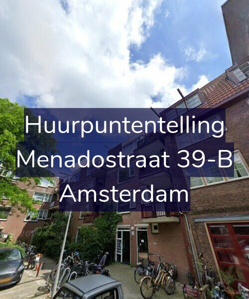 Foto gevel Huurpuntentelling voor Menadostraat 39-B, Amsterdam