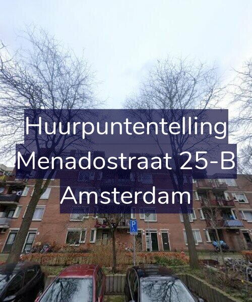 Foto gevel Huurpuntentelling voor Menadostraat 25-B, Amsterdam