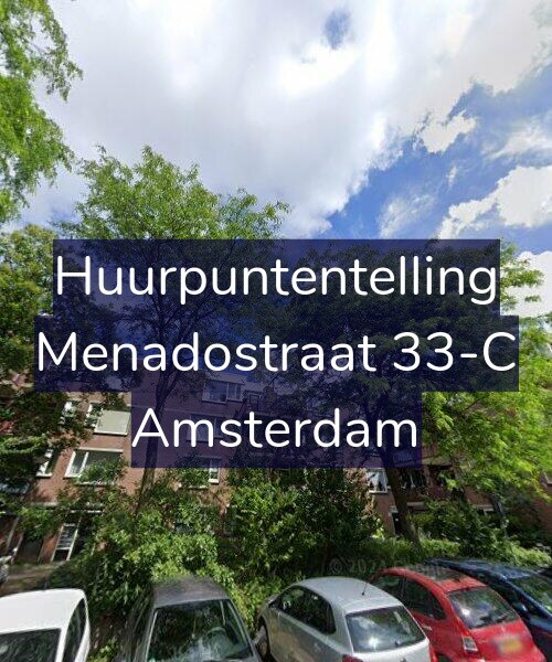 Foto gevel Huurpuntentelling voor Menadostraat 33-C, Amsterdam