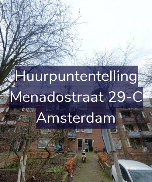 Foto gevel Huurpuntentelling voor Menadostraat 29-C, Amsterdam