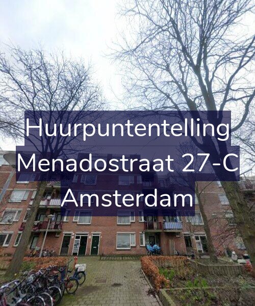 Foto gevel Huurpuntentelling voor Menadostraat 27-C, Amsterdam