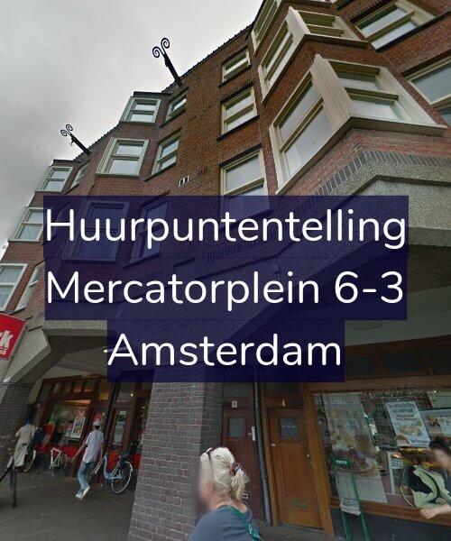 Foto gevel Huurpuntentelling voor Mercatorplein 6-3, Amsterdam