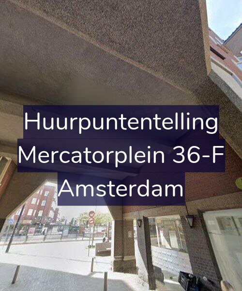 Foto gevel Huurpuntentelling voor Mercatorplein 36-F, Amsterdam