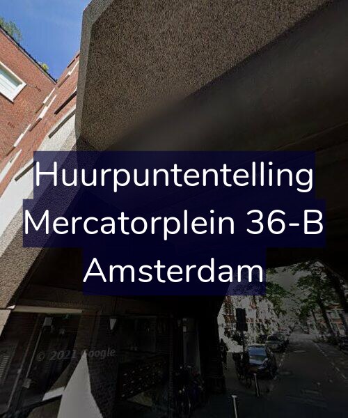 Foto gevel Huurpuntentelling voor Mercatorplein 36-B, Amsterdam