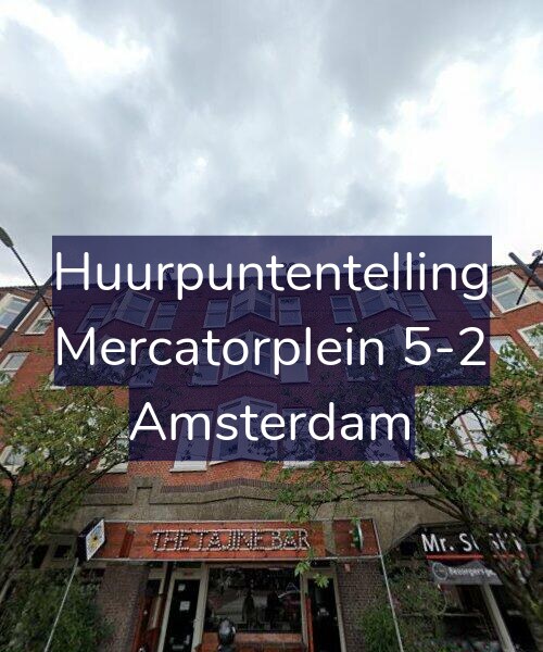 Foto gevel Huurpuntentelling voor Mercatorplein 5-2, Amsterdam