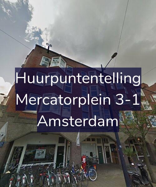 Foto gevel Huurpuntentelling voor Mercatorplein 3-1, Amsterdam