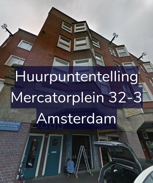 Foto gevel Huurpuntentelling voor Mercatorplein 32-3, Amsterdam