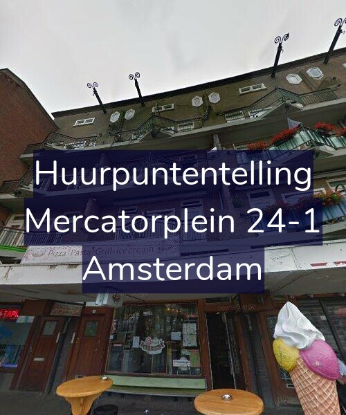 Foto gevel Huurpuntentelling voor Mercatorplein 24-1, Amsterdam