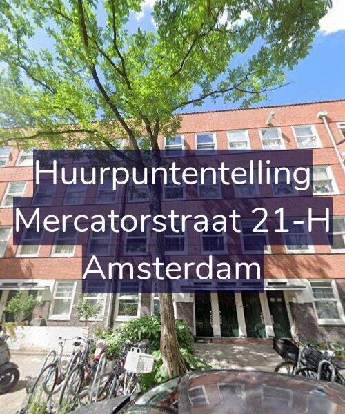 Foto gevel Huurpuntentelling voor Mercatorstraat 21-H, Amsterdam