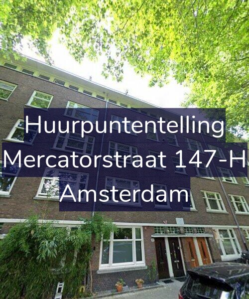 Foto gevel Huurpuntentelling voor Mercatorstraat 147-H, Amsterdam