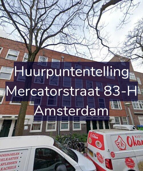 Foto gevel Huurpuntentelling voor Mercatorstraat 83-H, Amsterdam
