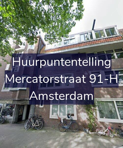 Foto gevel Huurpuntentelling voor Mercatorstraat 91-H, Amsterdam