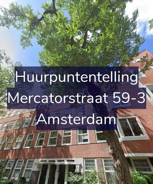Foto gevel Huurpuntentelling voor Mercatorstraat 59-3, Amsterdam