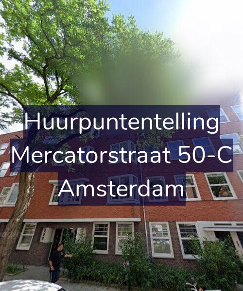 Foto gevel Huurpuntentelling voor Mercatorstraat 50-C, Amsterdam