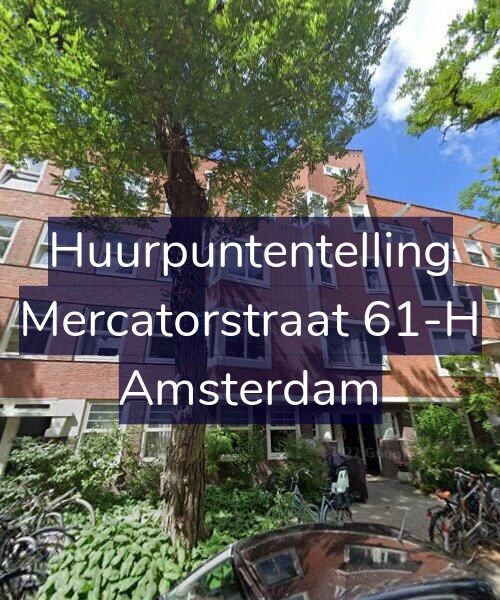 Foto gevel Huurpuntentelling voor Mercatorstraat 61-H, Amsterdam