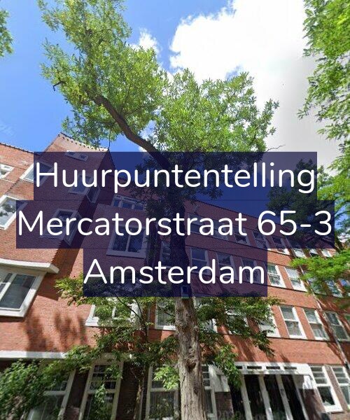 Foto gevel Huurpuntentelling voor Mercatorstraat 65-3, Amsterdam