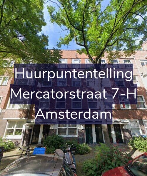 Foto gevel Huurpuntentelling voor Mercatorstraat 7-H, Amsterdam