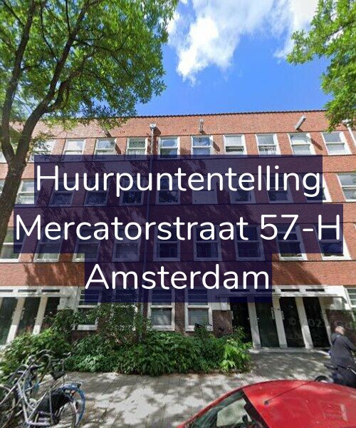 Foto gevel Huurpuntentelling voor Mercatorstraat 57-H, Amsterdam