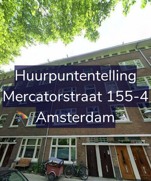 Foto gevel Huurpuntentelling voor Mercatorstraat 155-4, Amsterdam