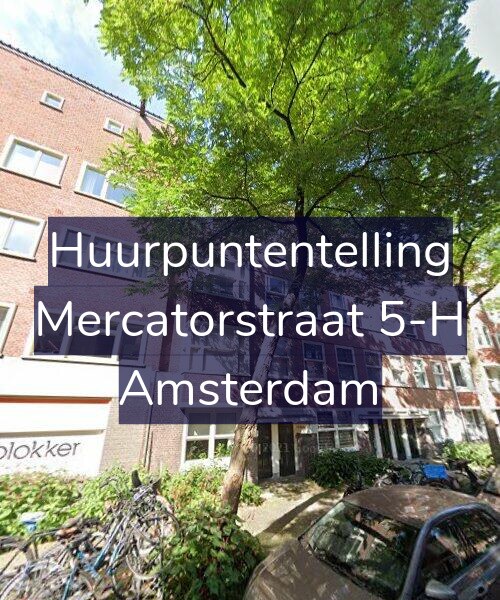 Foto gevel Huurpuntentelling voor Mercatorstraat 5-H, Amsterdam