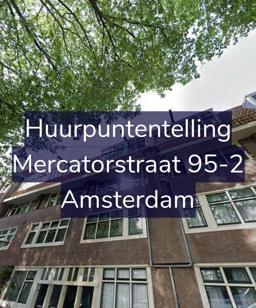 Foto gevel Huurpuntentelling voor Mercatorstraat 95-2, Amsterdam