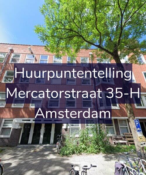 Foto gevel Huurpuntentelling voor Mercatorstraat 35-H, Amsterdam