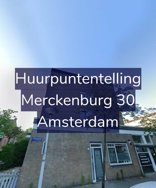 Foto gevel Huurpuntentelling voor Merckenburg 30, Amsterdam