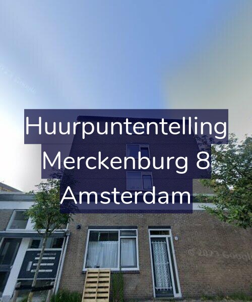 Foto gevel Huurpuntentelling voor Merckenburg 8, Amsterdam