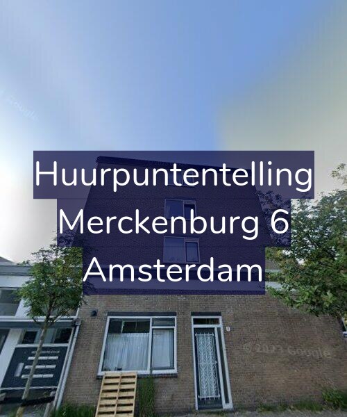 Foto gevel Huurpuntentelling voor Merckenburg 6, Amsterdam