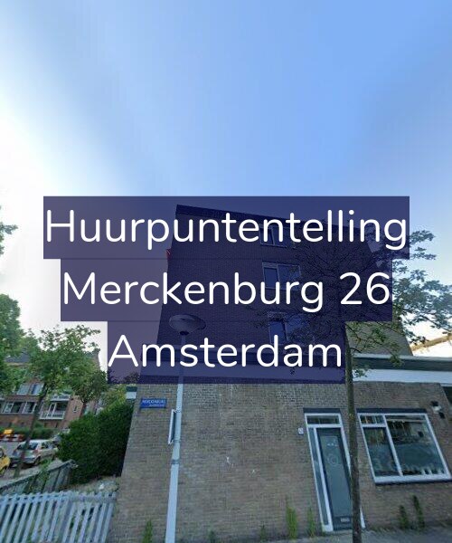 Foto gevel Huurpuntentelling voor Merckenburg 26, Amsterdam